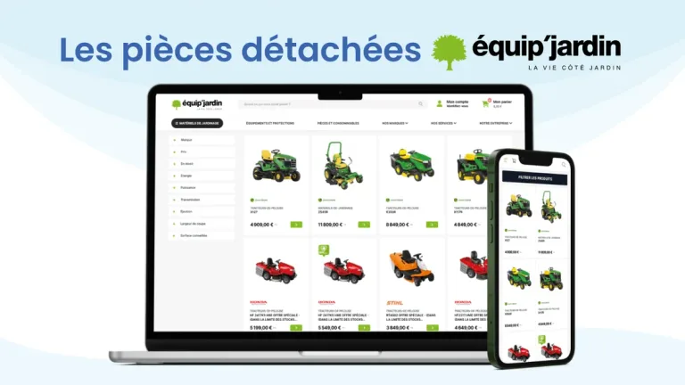 Nouveauté équip’jardin : Les pièces détachées