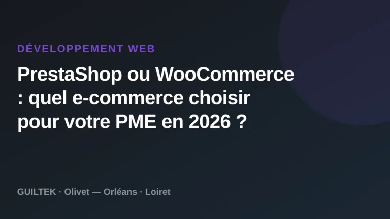 PrestaShop ou WooCommerce : quel choix pour votre PME en 2026 ?