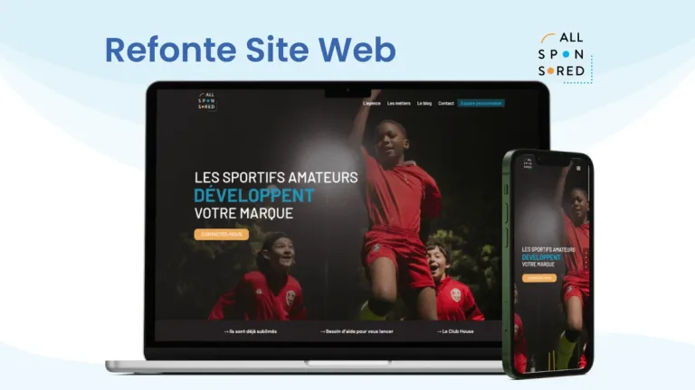 Refonte du site vitrine All Sponsored