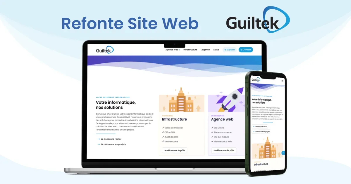 Guiltek : Notre site web se refait une beauté