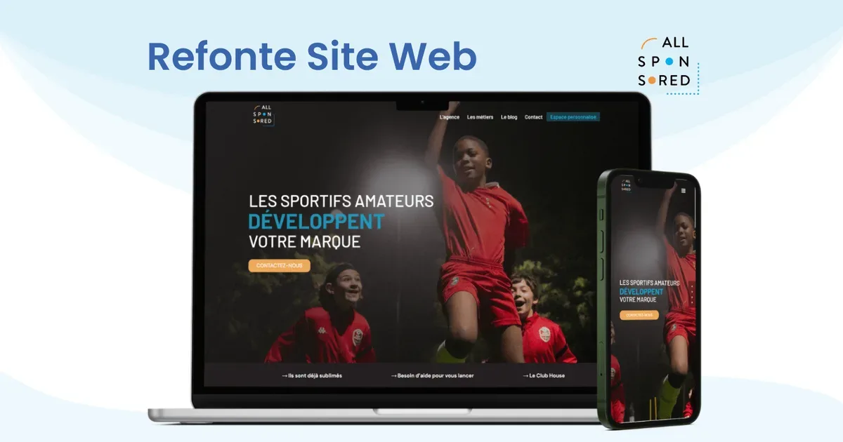 Refonte du site vitrine All Sponsored